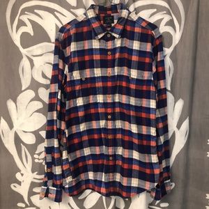 J. Crew Plaid Slim Flannel